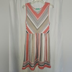Filly Flair Multicolor Striped Junior Dress Size XL  #travel #wedding #summer